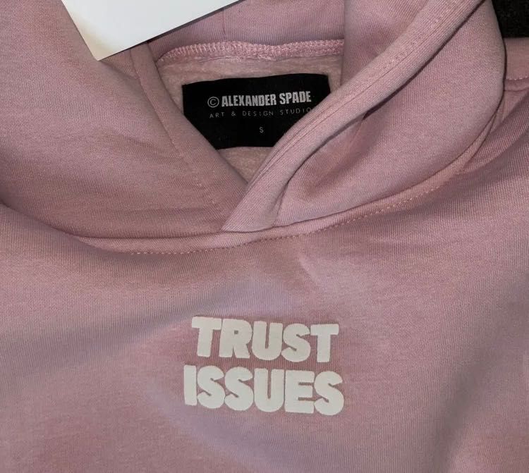 Alexander Spade trust issues hoodie