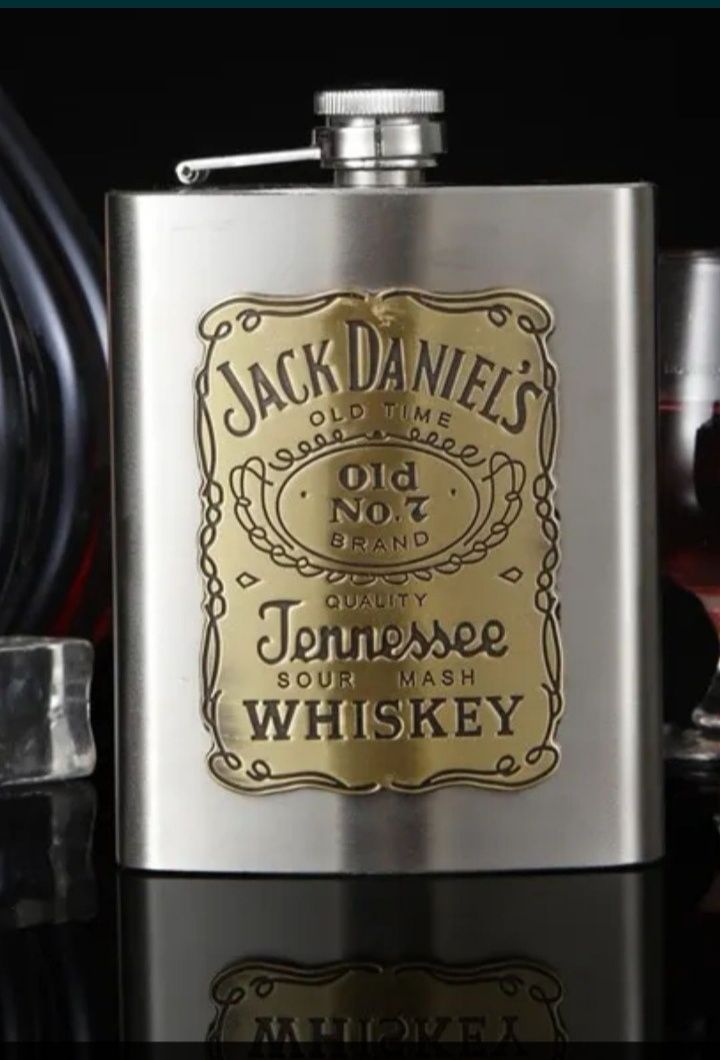 Botelcuta Jack Daniel's Recipient Inox Whiskey Plosca