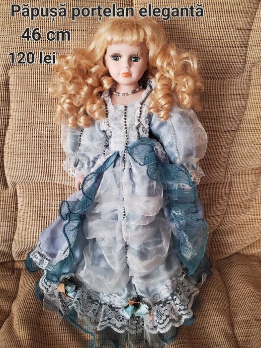 Păpuși mari din porțelan 46-54 cm