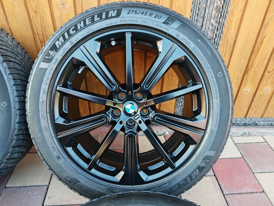 Jante BMW originale M-pachet X5-X6 275 45R20 Michelin iarnă