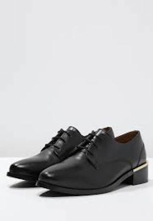 Черни ежедневни обувки от естествена кожа 41 н.