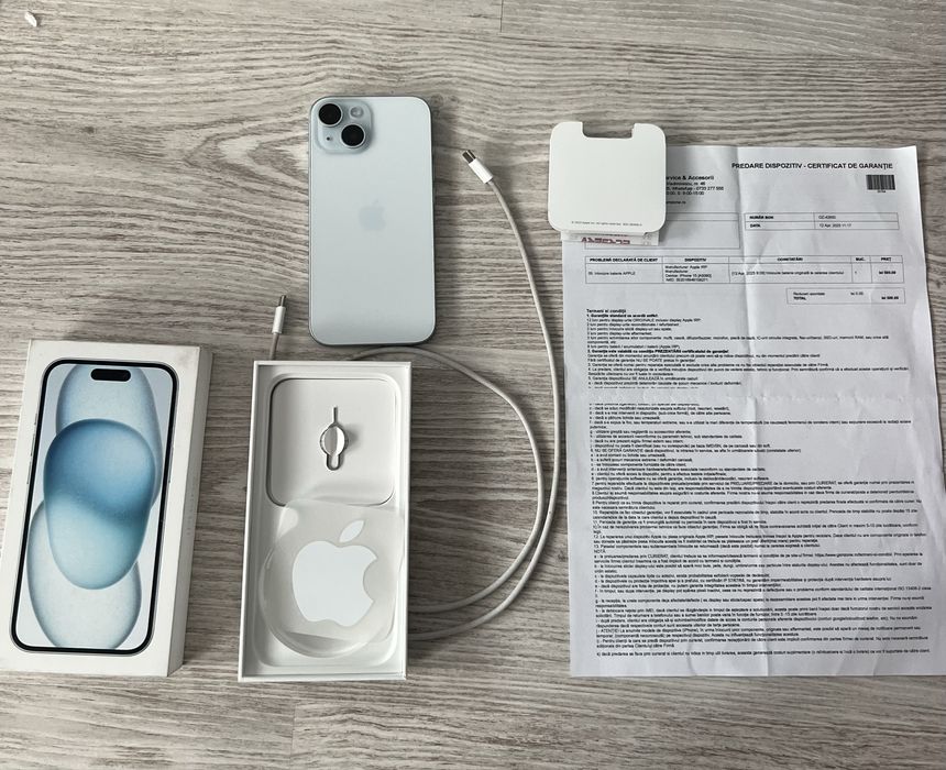 Vand iphone 15 128gb blue