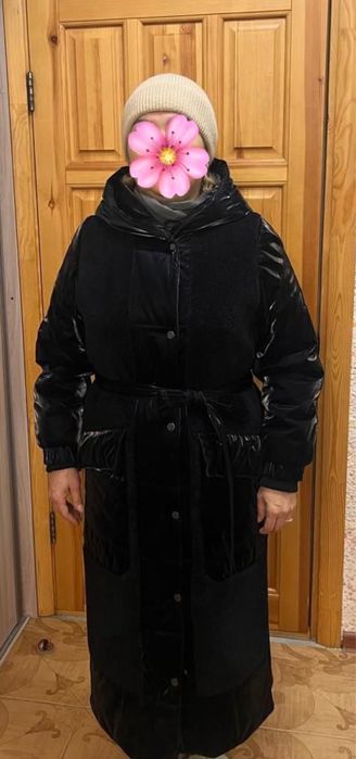 Зимний плащ-пальто