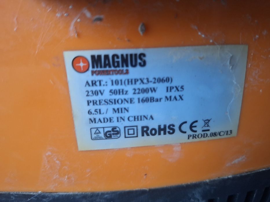 Aparat  de spalat cu presiune  Magnus