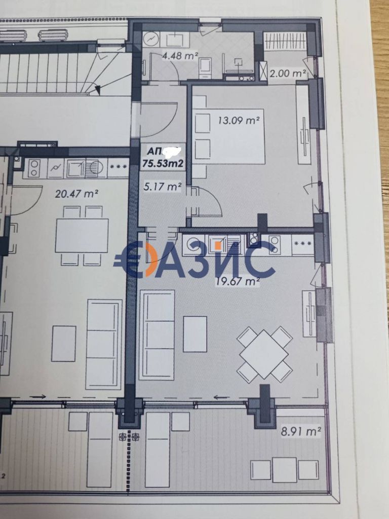 Продава се Двустаен апартамент в с. Равда, Област Бургас - 76 кв.м за 2137 €/кв.м - Снимка #7