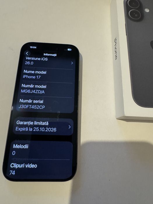 De vanzare iphone 17 ca nou