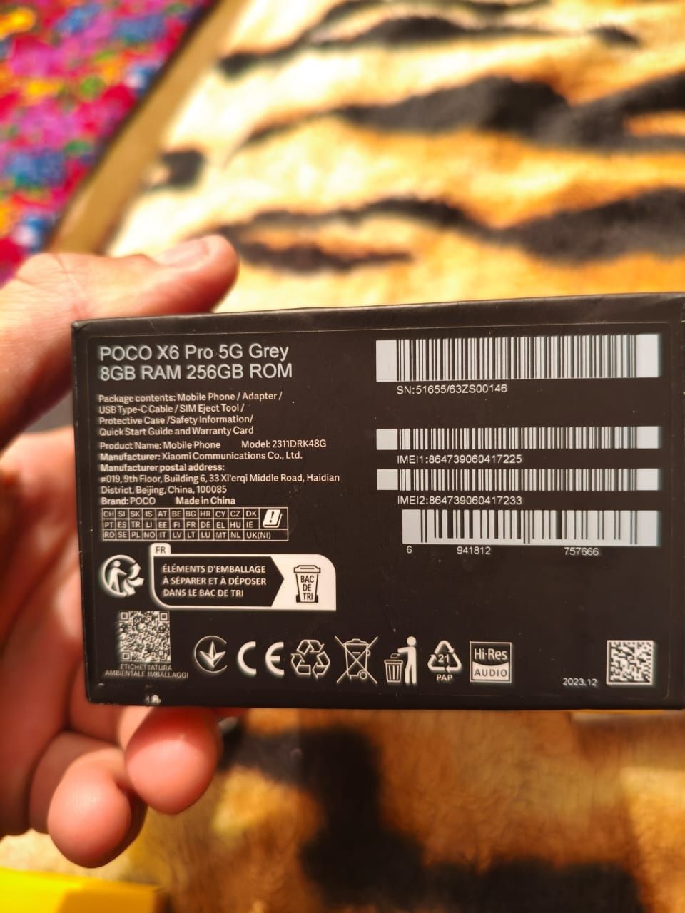 Pocco x 6 pro 8.8