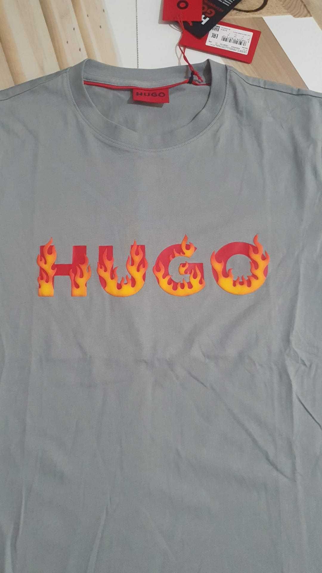 Vand tricou barbati Hugo Boss masura S,M si L original nou cu eticheta