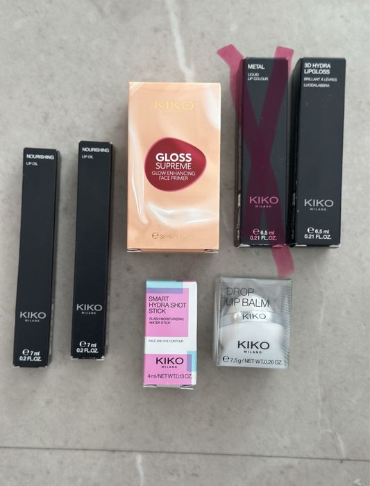 Kiko Milano гланцове, червила, козметика, грим