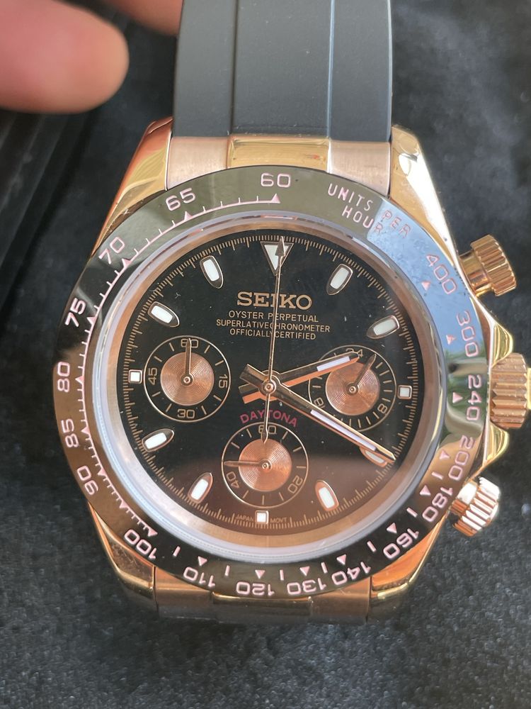 Seiko Daytona Rose Gold