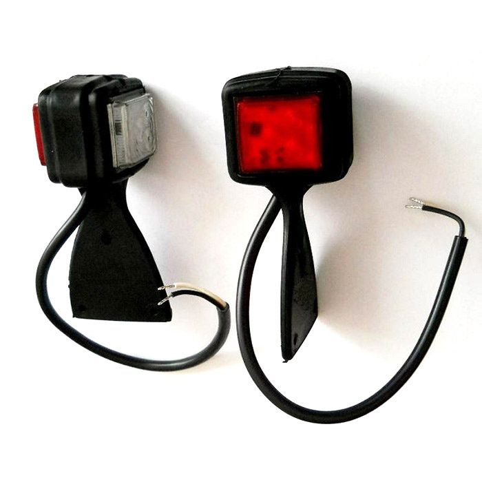 1 бр. Лед LED рогчета габарити висящи червено/бяло 12-24V , Полша