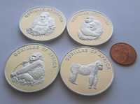 Lot 5 monede Uganda (1000 shillings) +  Somalia Italina a 1 cent 1950