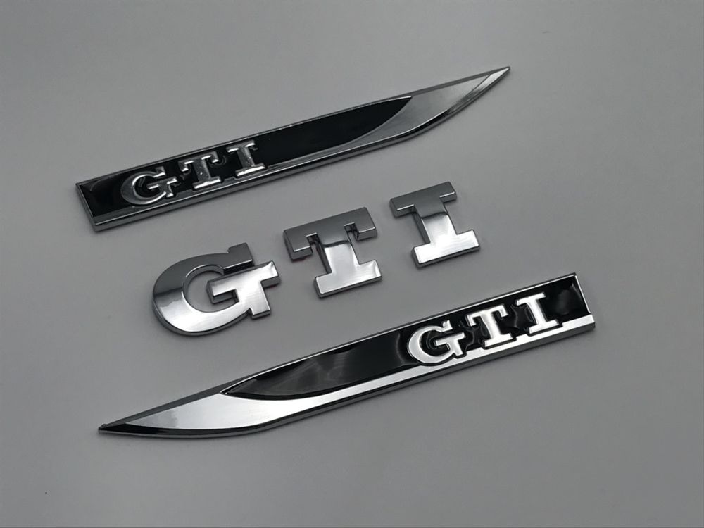 Set Embleme VW GTI negru