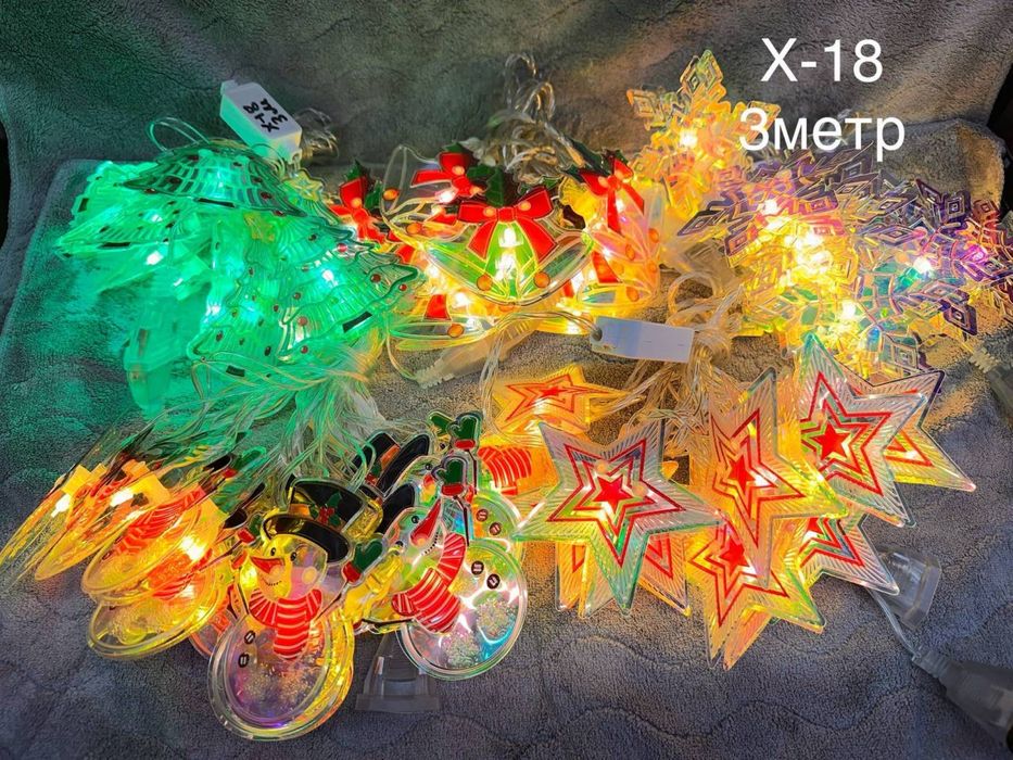 Гирлянда на новый год, мишура