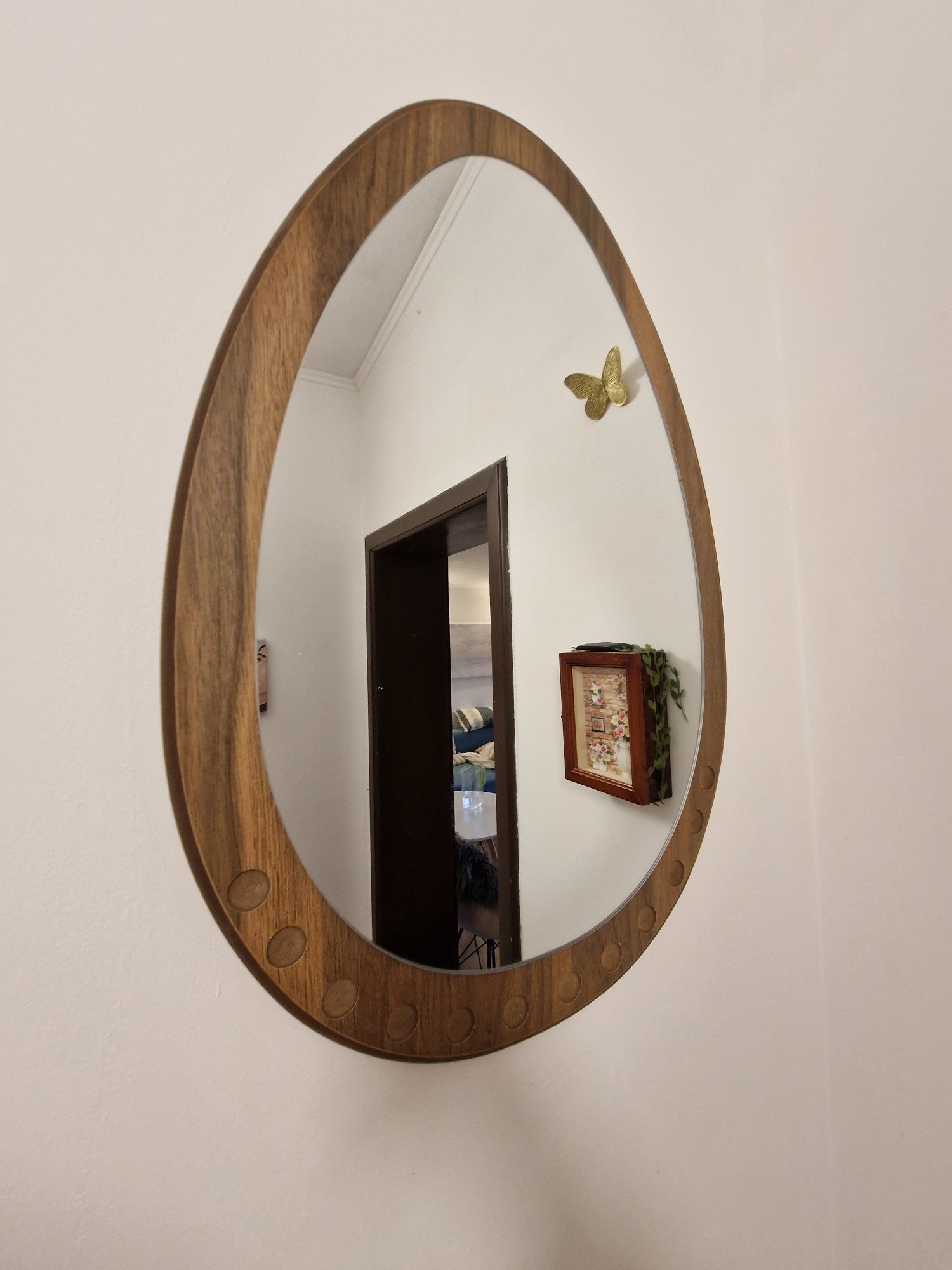 Oglinda decoArt lemn de nuc