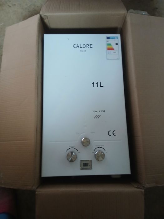 Instant apă caldă CALORE TN11 – tiraj natural, pe GPL/Gaz, ca nou, în