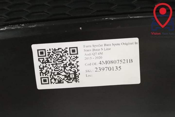 Fusta Spoiler Bara Spate Original In Stare Buna S Line Audi  Q7  4M [2