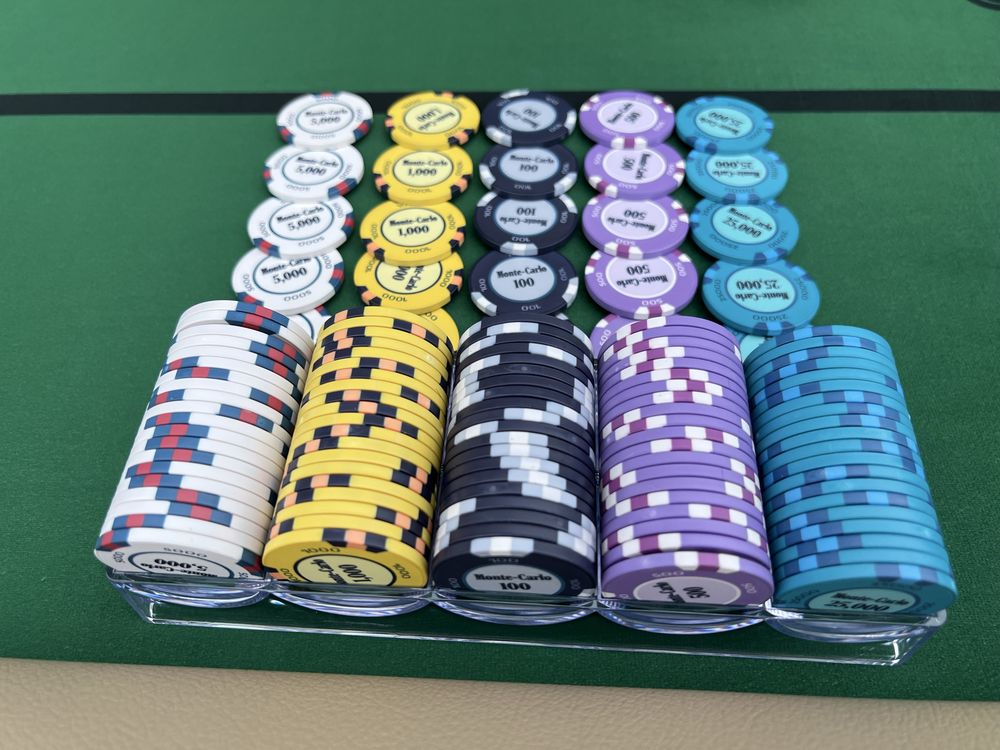 Jetoane poker si masa poker customizata Monte Carlo |  CustomTables.eu