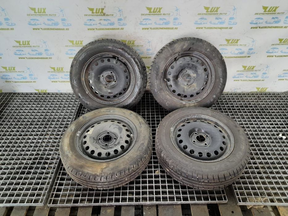 Set jante tabla R/14 plus roata de rezerva Skoda Citigo 1 [2011 - 201