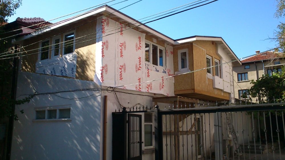 Строителство на дървени сглобяеми къщи от 300лева м2