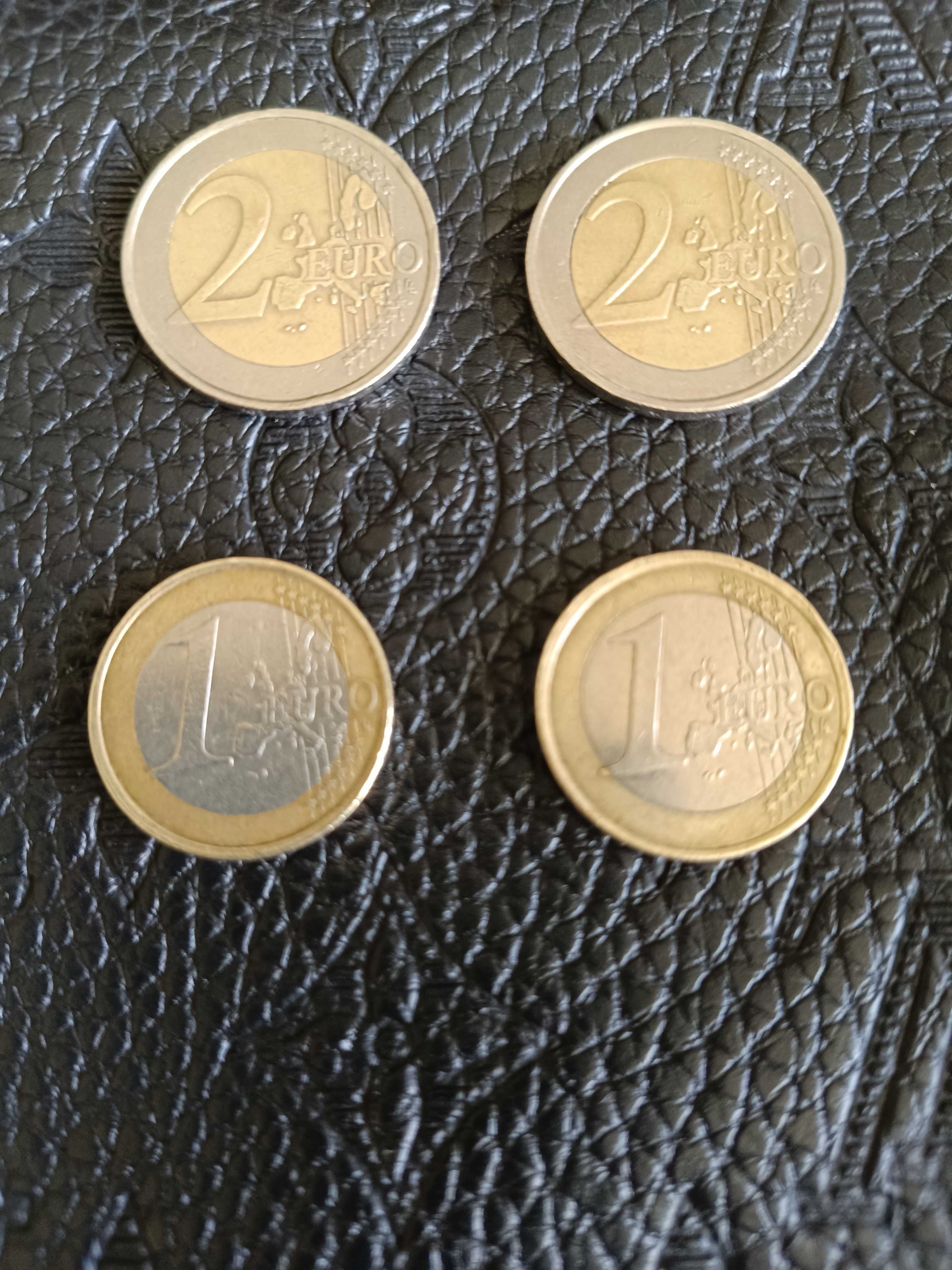 Monede rare 2 € și 1€ Franta
