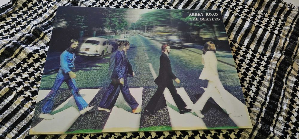 Poster 3d Beatles Album Abbey Road