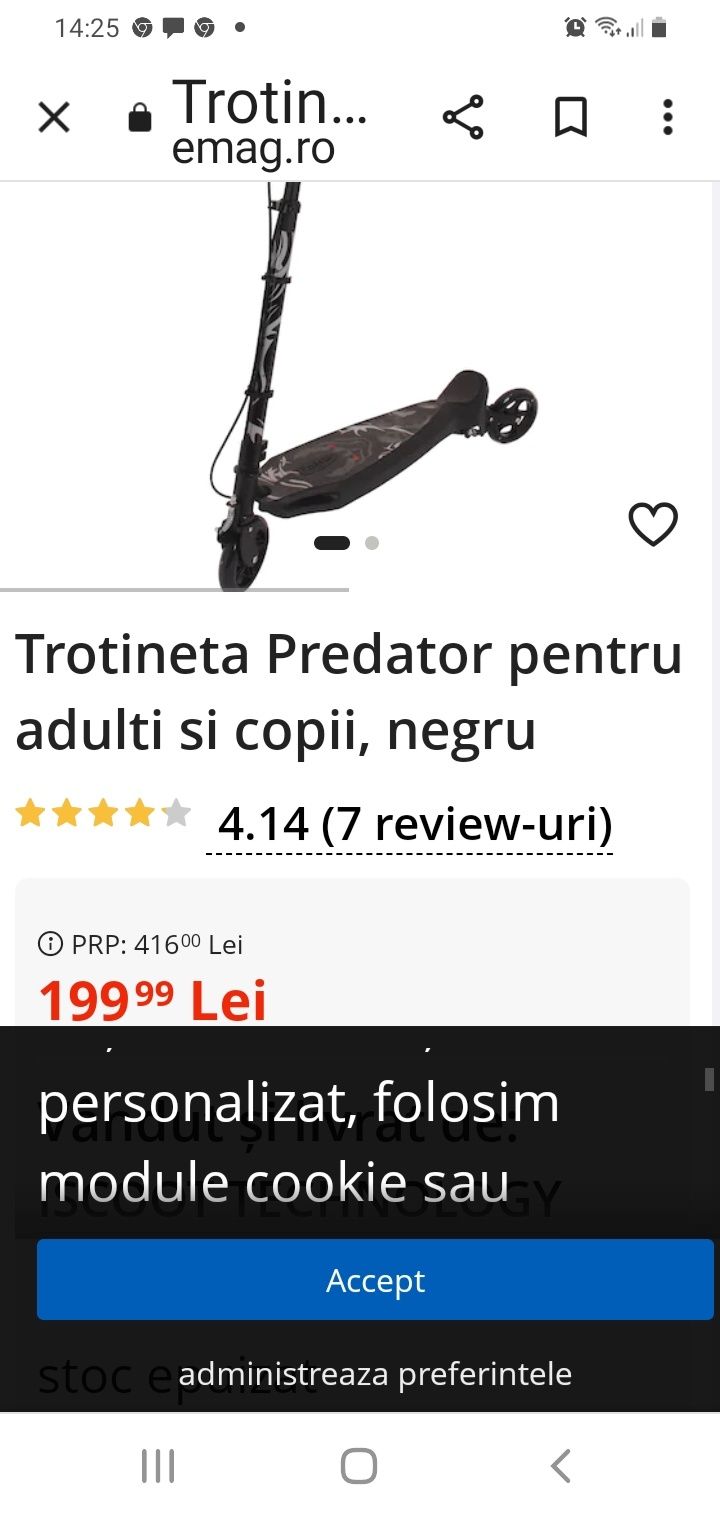 Trotineta predator