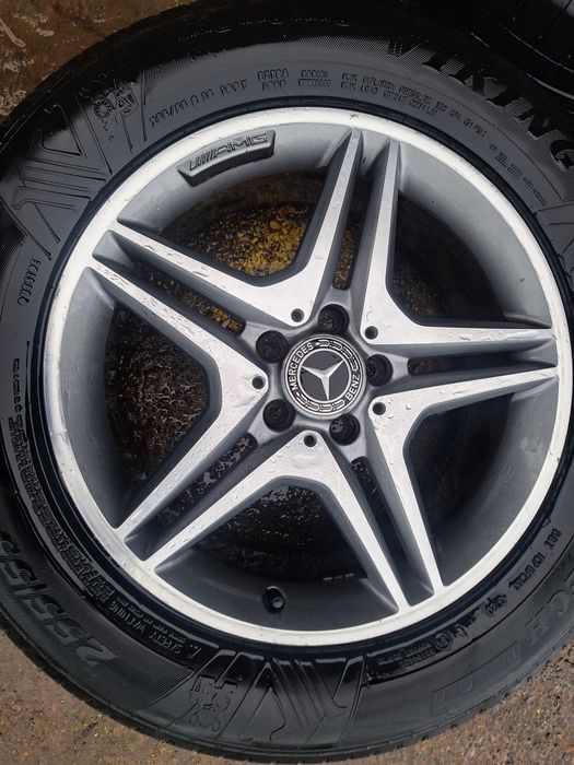 Set 4 jante Mercedes cu anvelope de vara 255/55R18