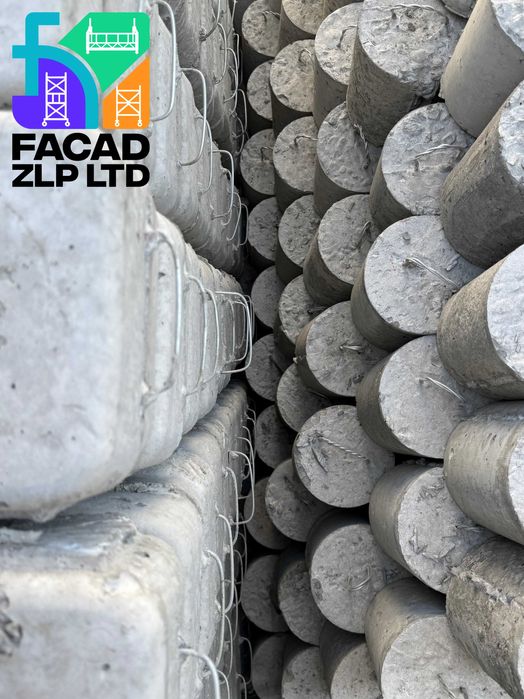 Противовесы (контргрузы) 8/25 кг, для фасадной люльки серии ZLP-630