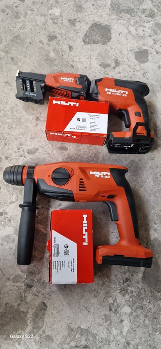 Hilti autofiletanta rigips , rotopercutor pe acumulator