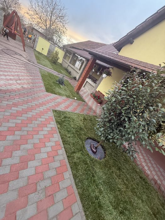 Amenajari spati verzi , rulouri de gazon , drenaje .