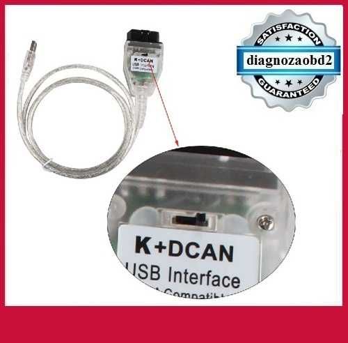 Intefata diagnoza tester auto OBD2 – BMW inpa K+DCAN pana in 2008