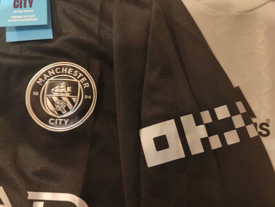 Футболен екип Manchester City с дълъг ръкав 25/26 Away