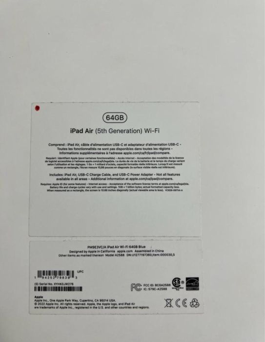 ipad air generatia 5