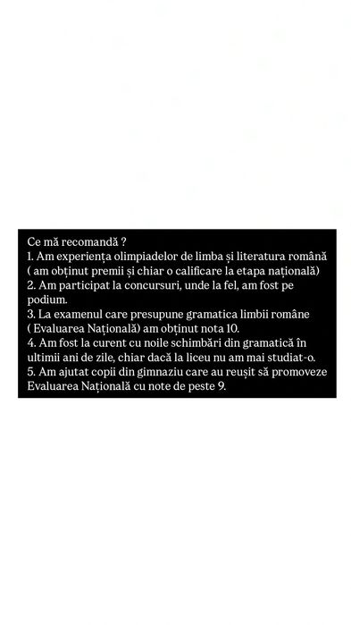 Meditații Admitere Gramatica Limbii Române