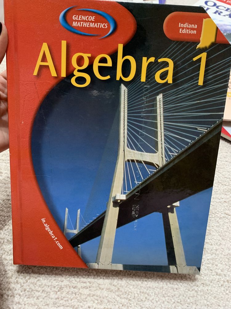 Carte Algebra 1 Indiana Edition