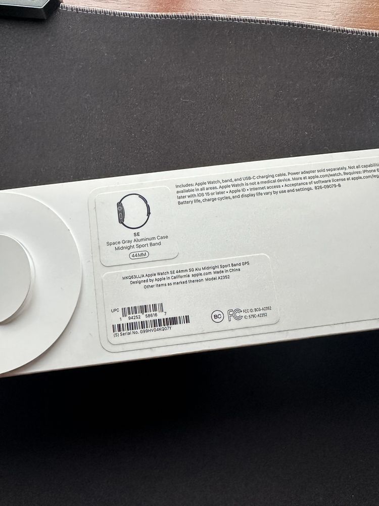 Apple watch se space gray