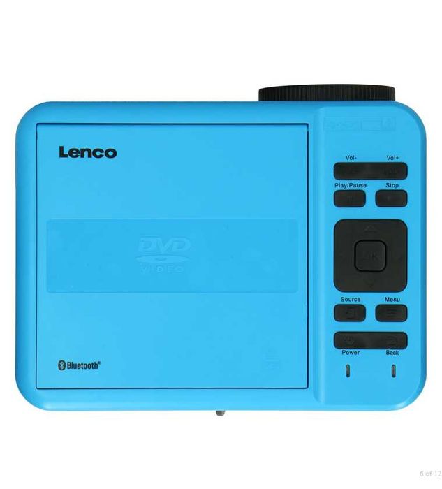 Videoproiector, Lenco, LPJ-500BU, DVD player incorporat, Bluetooth