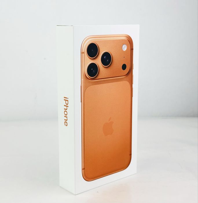 НОВ! Apple iPhone 17 Pro 256GB Cosmic Orange Гаранция!