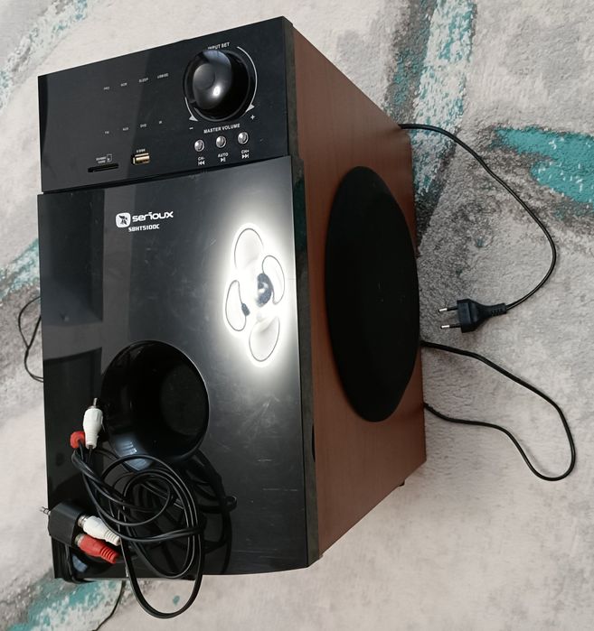 Boxe PC TV petrecere 5.1 Serioux HT5100C, 140W RMS, Rosu