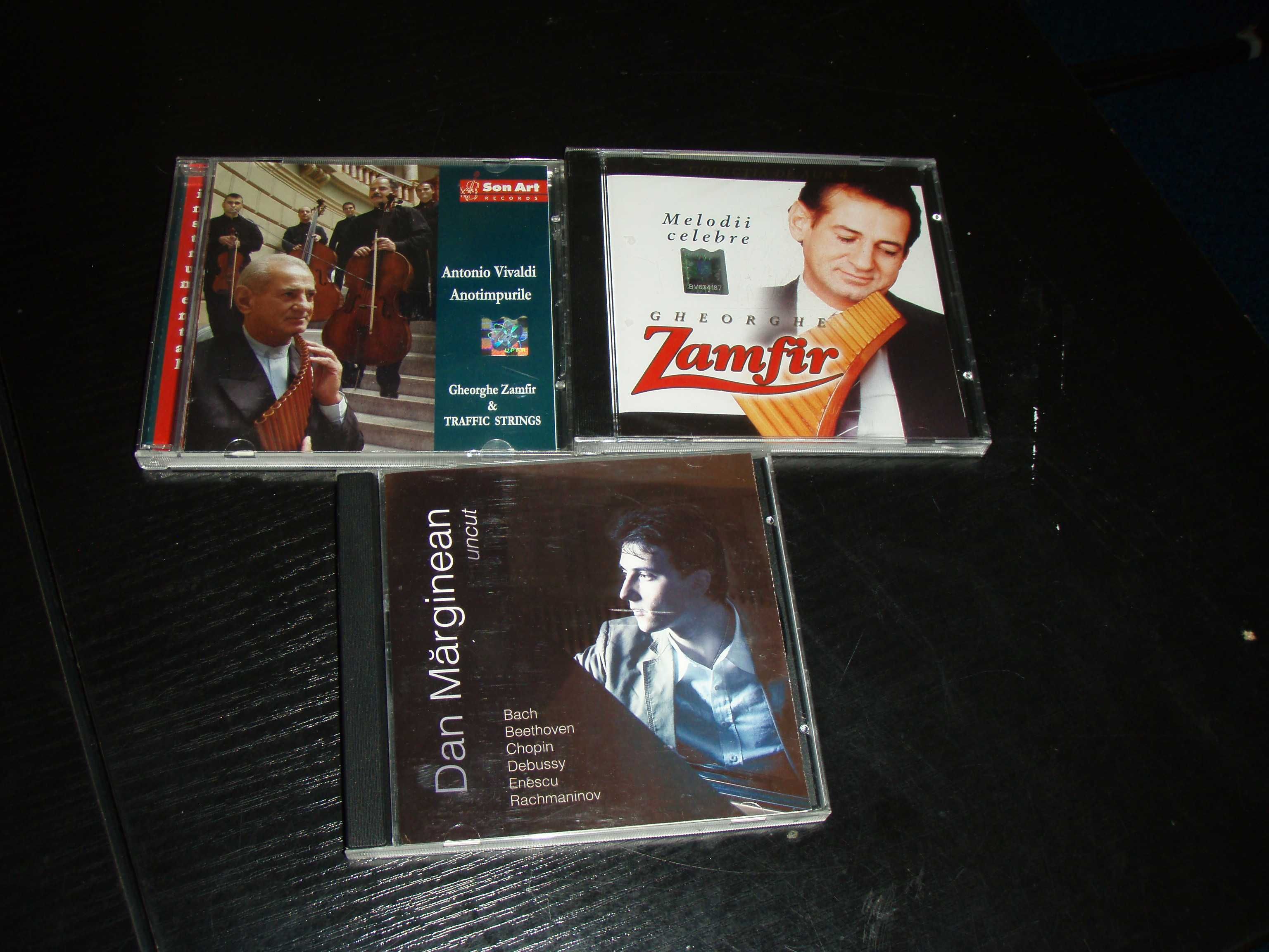 CD audio Gheorghe Zamfir Anotimpurile si Melodii celebre Dan Marginean