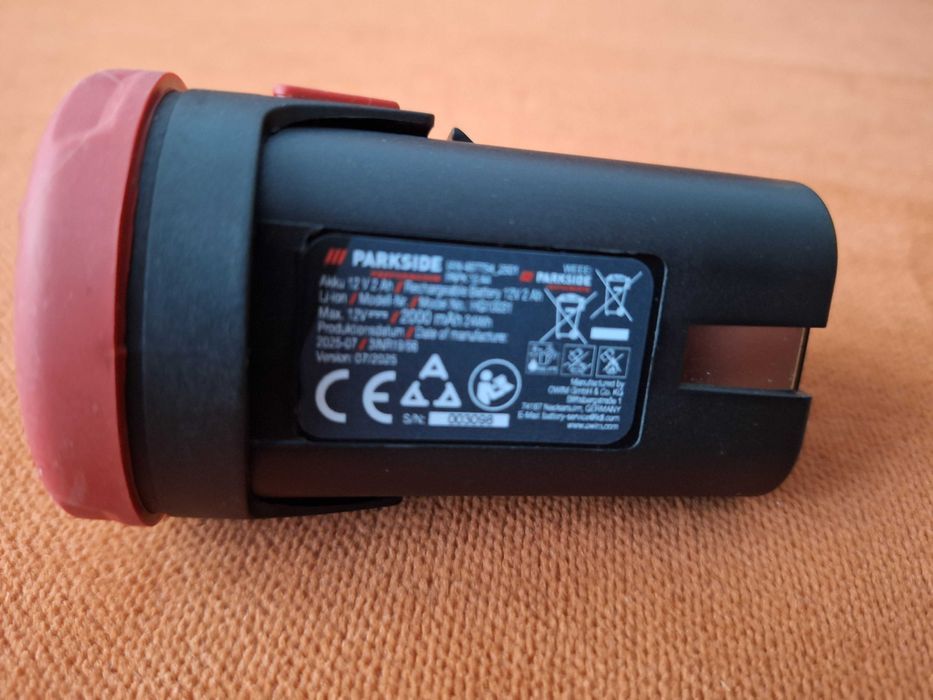 Acumulator  nou Parkside 12V , capacitate 2.0 Ah, model PAPK 12 A4