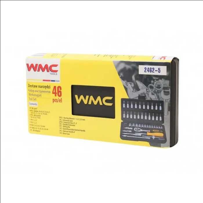 Комплект Гедоре 46 части куфар с инструменти - WMC TOOLS