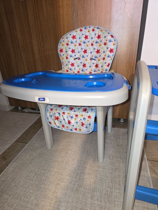 Oferta pana la 01.11.2025 - Scaun de masa  bebelusi Juju Eat&Play +Cad