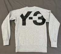 Y-3 Classic Crew Logo Back Sweater GREY/BLACK DP0582