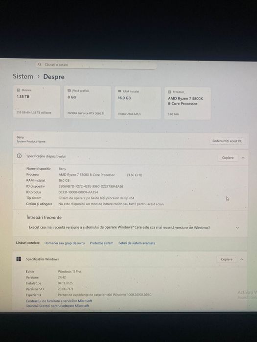 Vând pc gaming urgent