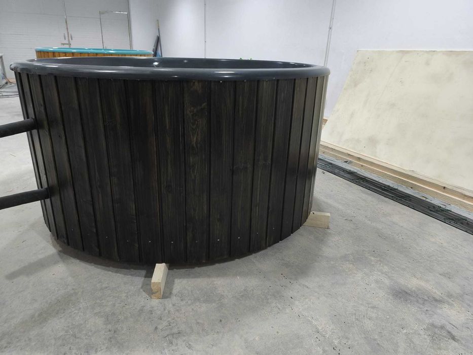 Ciubar fibra sticla diametru 2 m - soba exterioara inox 28kW