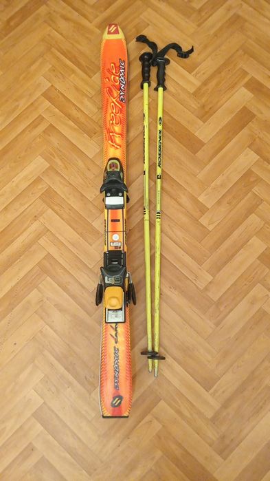 Лыжи 120см. DYNAMIC ( Болгария). В отличном состоянии