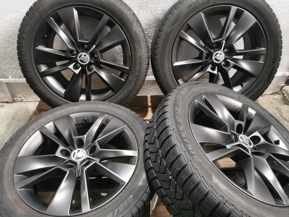 Jante Originale Skoda Karoq / Kodiaq . R 17 cu anvelope de iarna