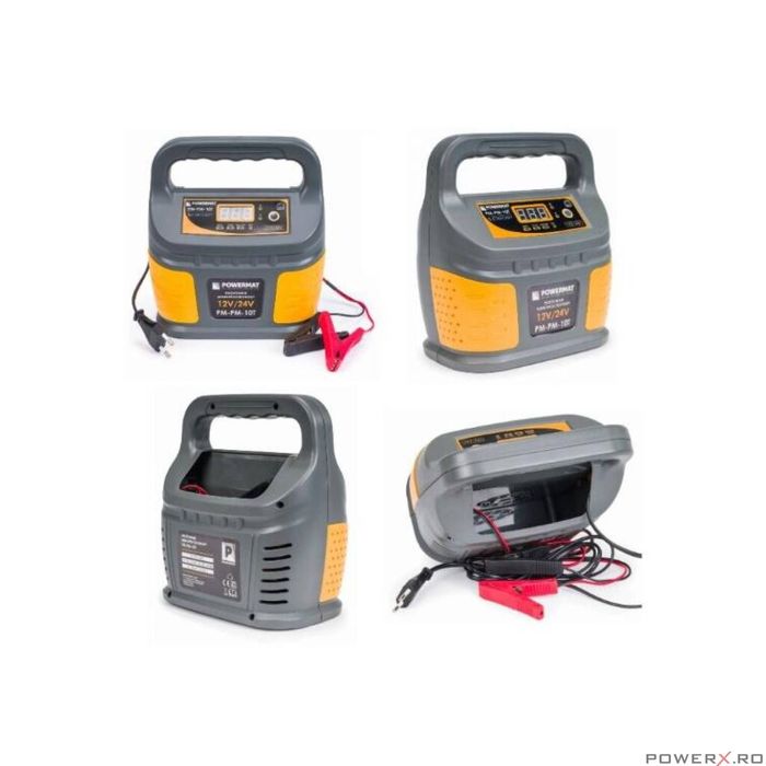 Redresor auto cu microprocesor, 6 V-12V 10T, Powermat